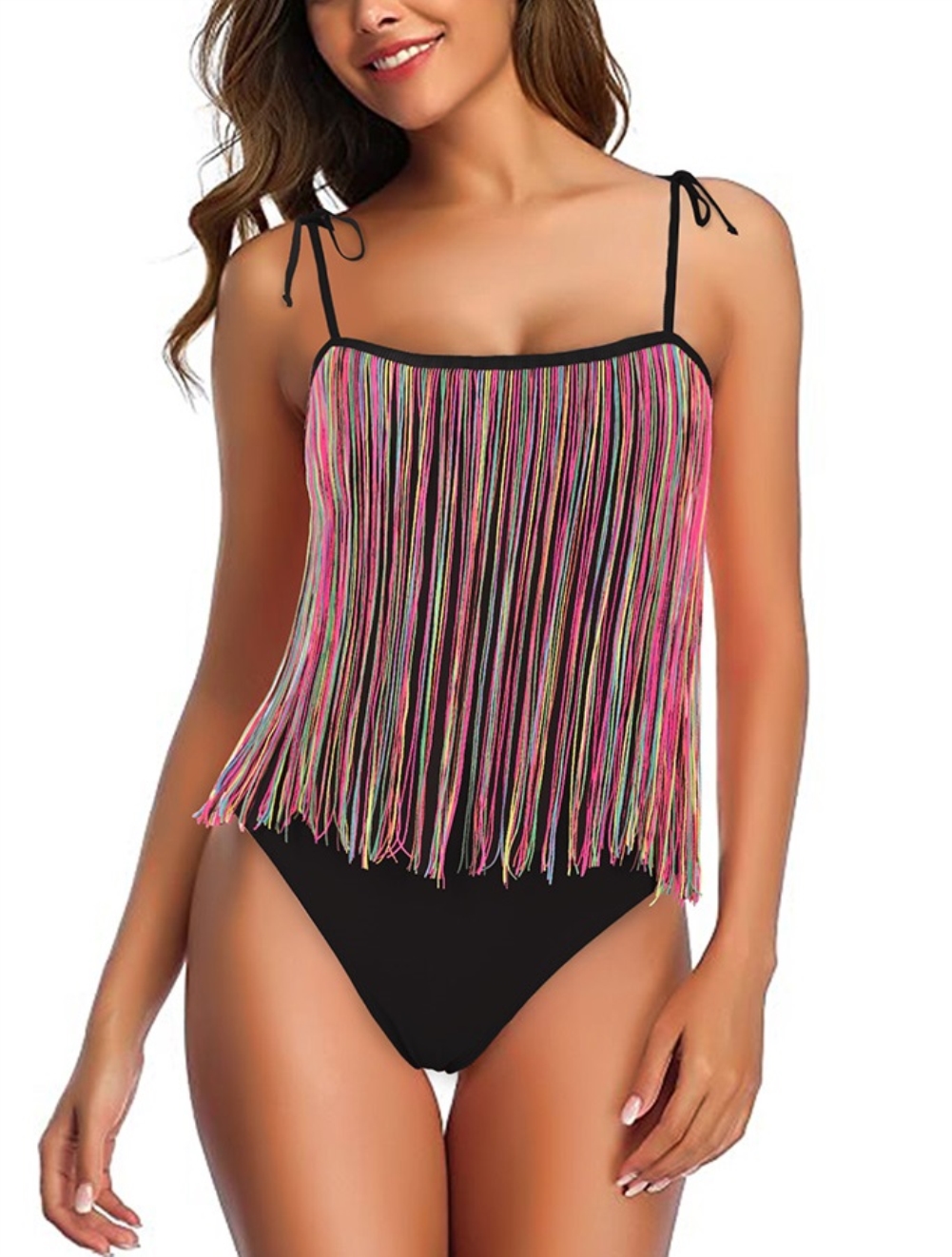 fringe swimwear