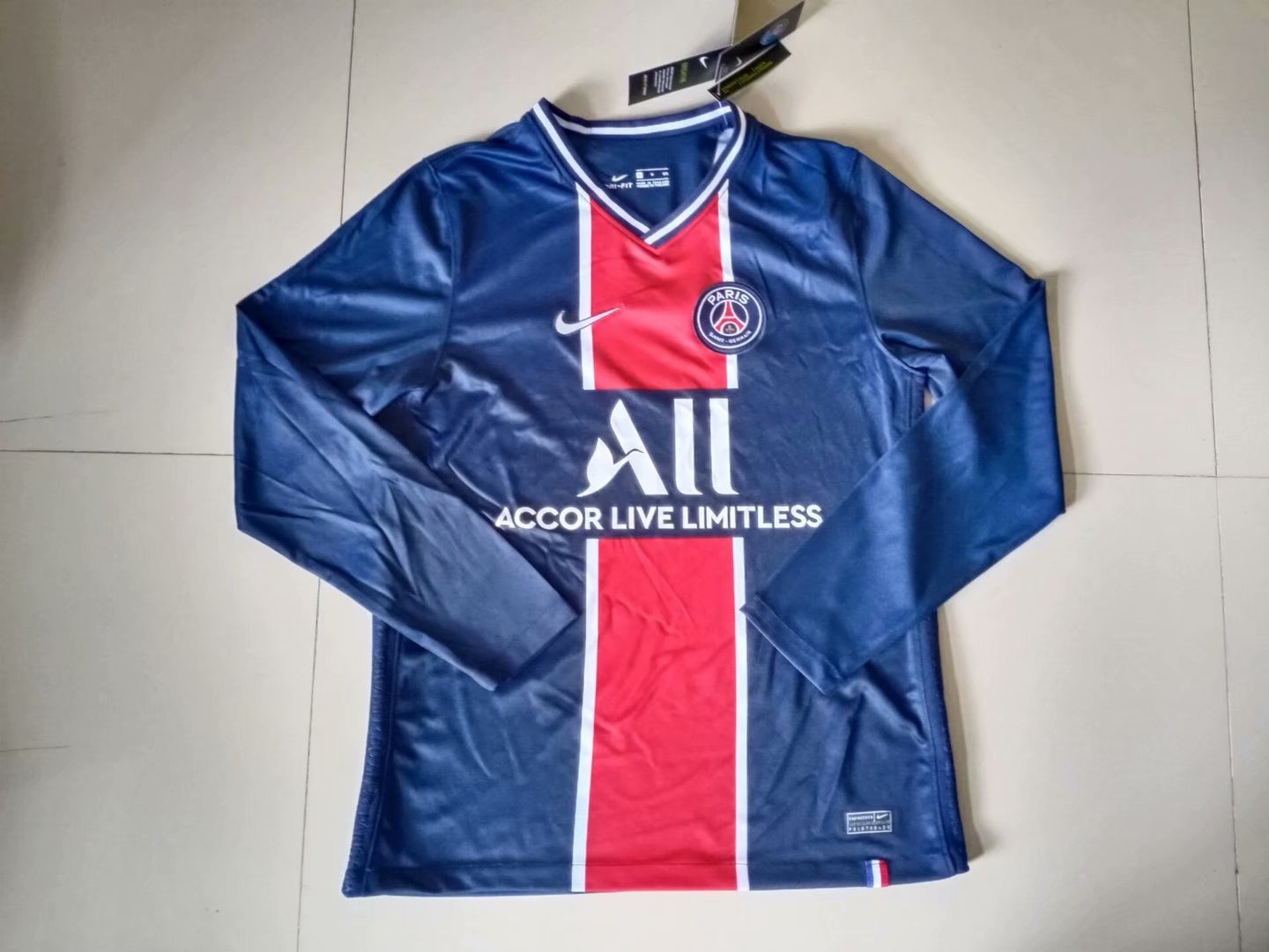 psg long sleeve jersey