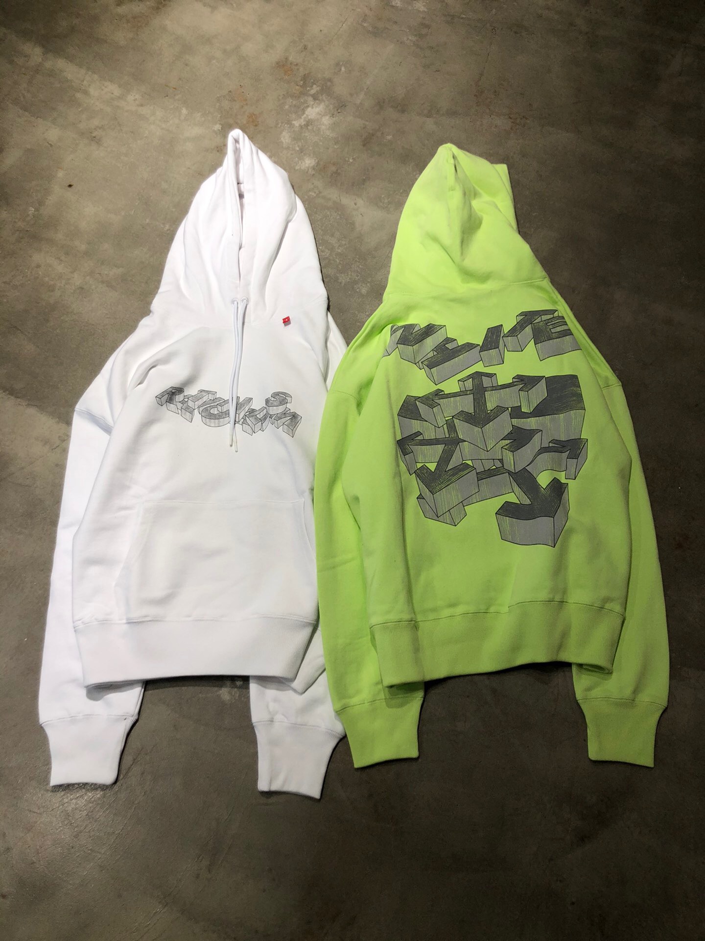 off white 3d arrow hoodie