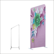 Oblique 3.3' Stretch Fabric Display with Custom Printing