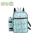 Commercial Quality The Ultimate Soft Insulated Picnic Bag Cooler Backpack Bag With Dinner Set