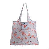 Lightweight Eco Collapsible Shopping Bag Washable Tote Bag For Storage Grocey With Zipper Pouch