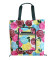 HOLYLUCK Flower Full Printing Ripstop Tote Bag Lightweight Grocery Bag With Zipper Pouch