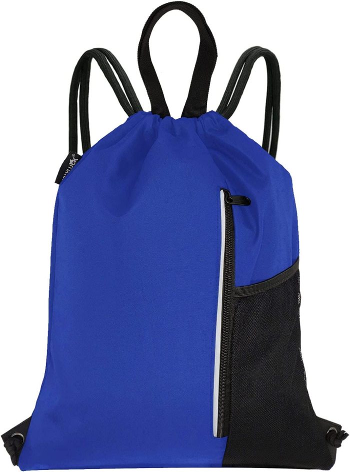 HOLYLUCK Men & Women Outdoor Sport Gym Sack Waterproof Drawstring Backpack Bag