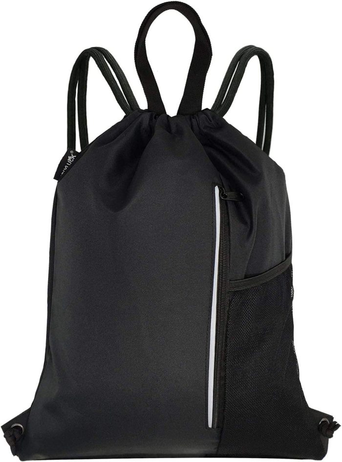 HOLYLUCK Men & Women Outdoor Sport Gym Sack Waterproof Drawstring Backpack Bag