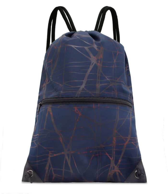 HOLYLUCK Drawstring Backpack Bag Sport Gym Sackpack for Women and Men