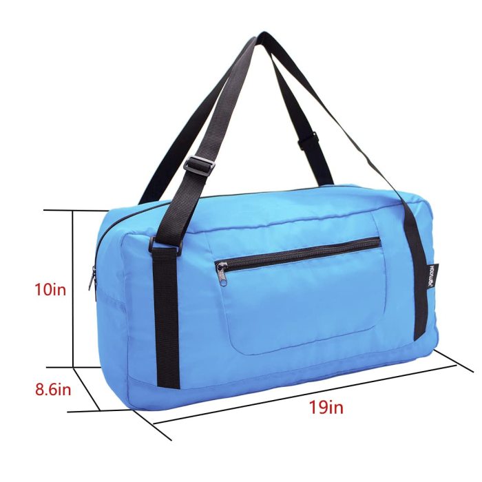 HOLYLUCK Foldable Travel Duffel Bag For Women & Men Luggage Great for Gym