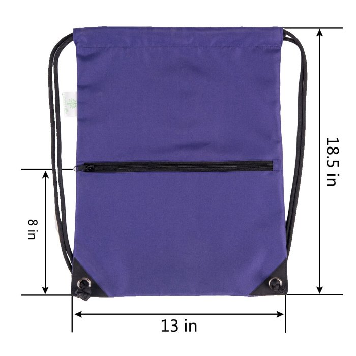 HOLYLUCK Men & Women Sport Gym Sack Drawstring Backpack Bag Custom color