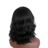Short curly wig women's chemical fiber headgear