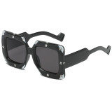 Square concave Sunglasses cross border glasses