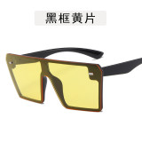 Fashion Sunglasses with large frame, one piece, fashion glasses, INS Sunglasses