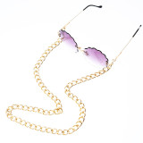 Fashion exaggeration metal eyewear chain sunglasses accessories
