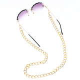 Fashion exaggeration metal eyewear chain sunglasses accessories
