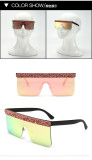 Polarized sunglasses, color lenses, diamond glasses