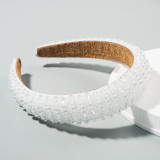 Sponge hair band simple wide brim fashion hand string headband hair accessories