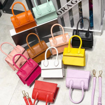 Handbag Korean fashion Mini messenger bag student crystal leather shoulder bag