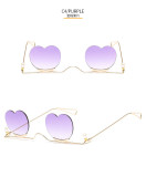 Small frame love metal frame sunglasses