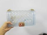 Clear Transparent PVC Women Messenger Bag Luxury Female Bag Designer Jelly Purse Leather Handbag Sac A Main Femme Candy Purse