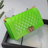 Clear Transparent PVC Women Messenger Bag Luxury Female Bag Designer Jelly Purse Leather Handbag Sac A Main Femme Candy Purse