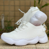Flying fabric casual sports shoes