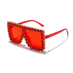 Square, sunglasses, personality, small glasses, sunglasses