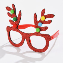 Christmas, glasses, antlers, snowman, snowflake, Christmas tree, Santa Claus, holiday party