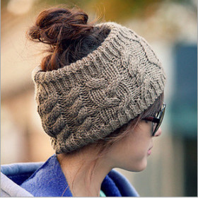 No top, twist, knitting, wool, hat, fashion, headband, warmth, headwear