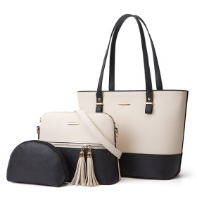 Three piece set, single shoulder, straddle, portable, women's bag