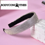 Baroque, Rhinestone, wide edge, fashion, creativity, sponge, hairband