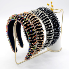Baroque, diamond, hairband, diamond, headband, dance, fashion, show, crystal hairband