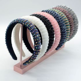 Baroque, hairband, diamond headband, braid, pearl, crystal headband