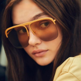 Half frame, street photo, sunglasses
