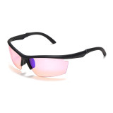 Polarized light, sunglasses, ultra light, riding, personality, glasses, half frame, sunglasses