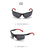 Polarized light, sunglasses, ultra light, riding, personality, glasses, half frame, sunglasses
