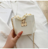 PVC, candy color, dinner, box, bag, mini, portable, chain, shoulder bag