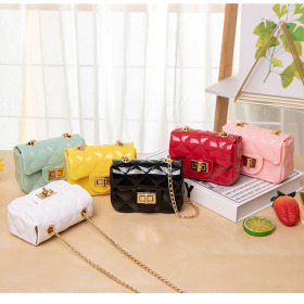 Mini, chain, jelly bag, Lingge, lipstick bag, fashion, change bag