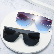 Big frame, one piece, glasses, fashion, side, lens, sunglasses