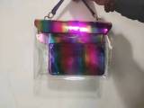 Candy color, metal chain, colorful, hand-held bag, mother bag