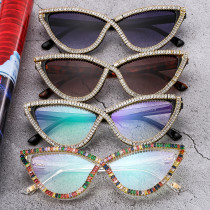 Diamond, sunglasses, blue light proof, men, triangle frame, sunglasses