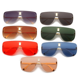 One piece, big frame, glasses, sunglasses