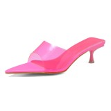 Sandals, PVC upper, women's shoes in large size