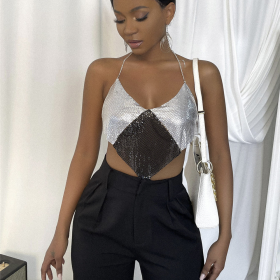 Metal, chain, Sequin, sling, color matching
