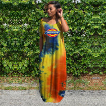 Fashion, leisure, tie dyeing, printing, dress
