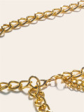 Gold, versatile, waist chain, belt