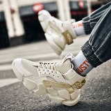 High-top Chunky Sneakers Men Breathable Mens Shoes Tenis Luxury Shoes White Trainers Fashion Loafers Chaussure Homme Summer 2021