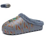 House Men Women Slippers Plush Cotton Warm Slippers Men's Platform Cartoon Women Sandal Winter Soft Original Slipper Shoes 2021