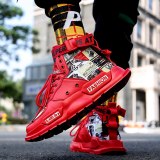 Mens Shoes High Top Couple Shoes Man Mandarin Duck Color Mens Trainers Platform Red Bottom Autumn 2021 Trend Sneakers Zapatillas