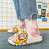2021 Summer Anime Women Shoes Slippers Platform Mens Sandals Cartoon Casual Shoes Beach Luxury brand Slides Indoor House Slipper
