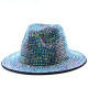Hand drill, woolen cloth, top hat, male, English, Lun retro jazz hat