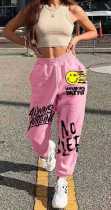 Cartoon printing, sports, leisure, trousers